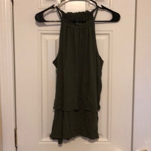 EUC Loft tiered tank top. Size medium